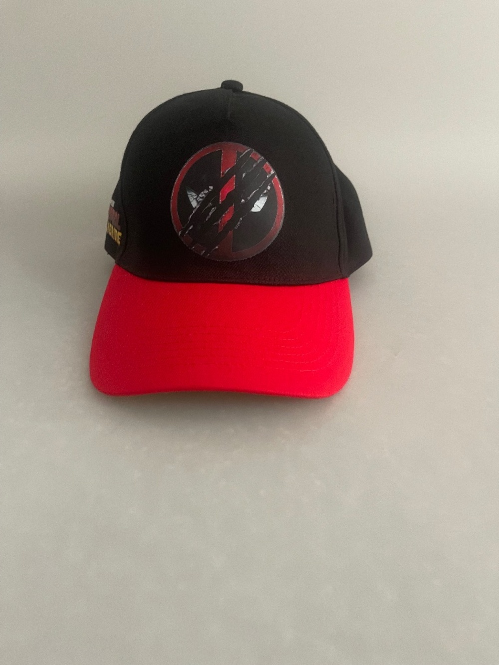 Marvel Deadpool & Wolverine Promo Snapback Hat NWOT Black Red